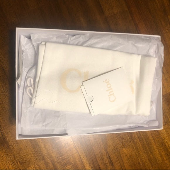 NIB $495 CHLOE Woody Logo Multicolored Stitch Sandals in size 36! - Picture 12 of 16